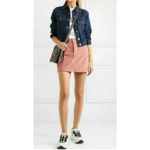 Grlfrnd Zamira Gusset Corduroy Mini Skirt